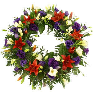 Traditional florist choice Wreath