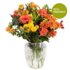Eco Vase of autumn splendour