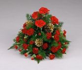 christmas posy arrangement