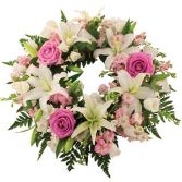 Friendship in pink Wreath